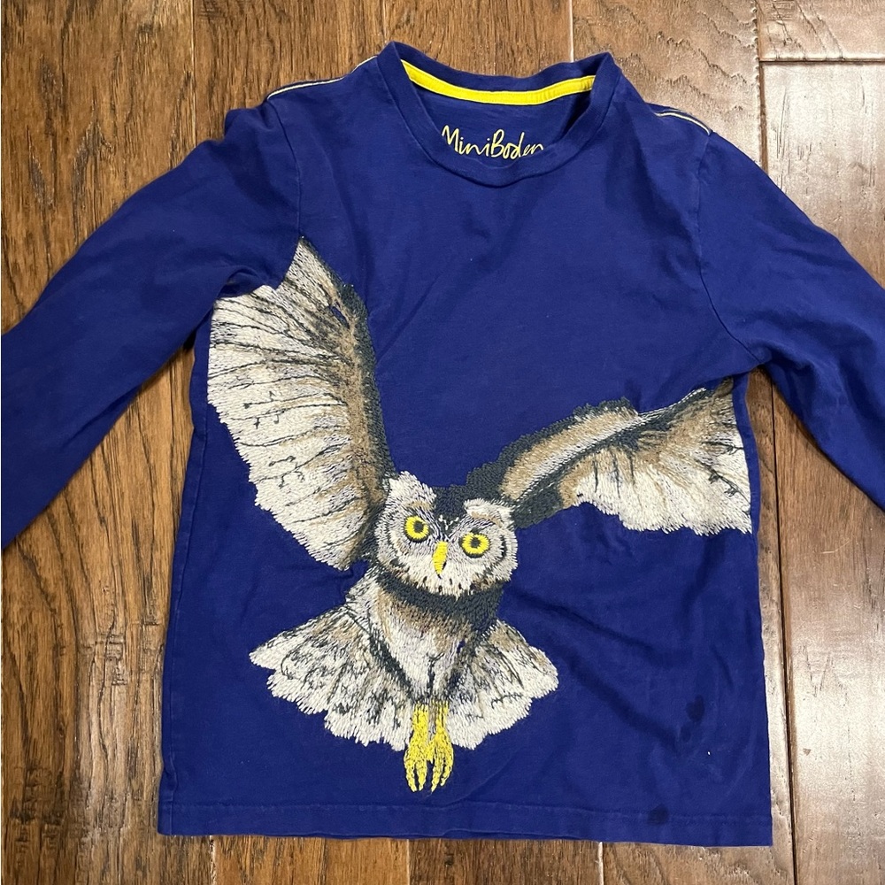 Mini Boden Long Sleeved Graphic T shirt (Boys)